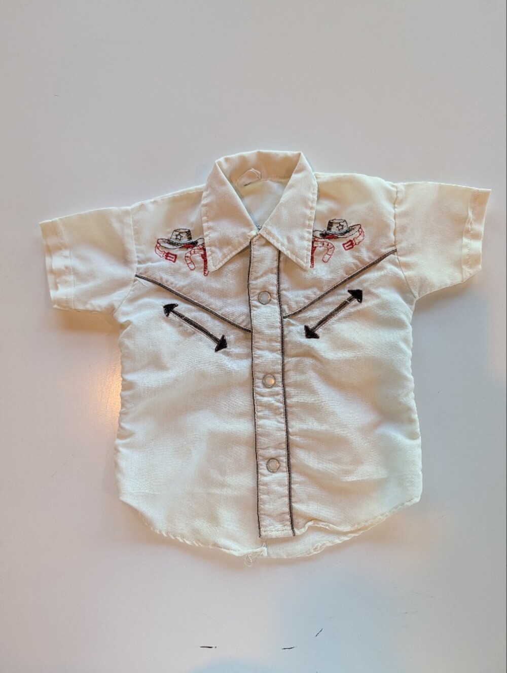 Vintage Boys Western Pearl Snap Cowboy Shirt